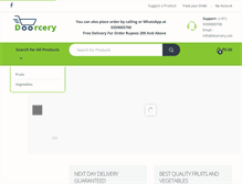 Tablet Screenshot of doorcery.com